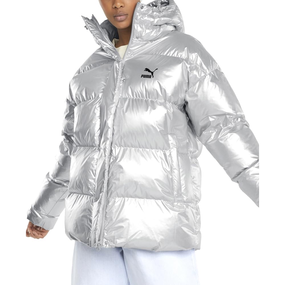 PUMA Womens Classics Oversized Jacket Athletic Outerwear